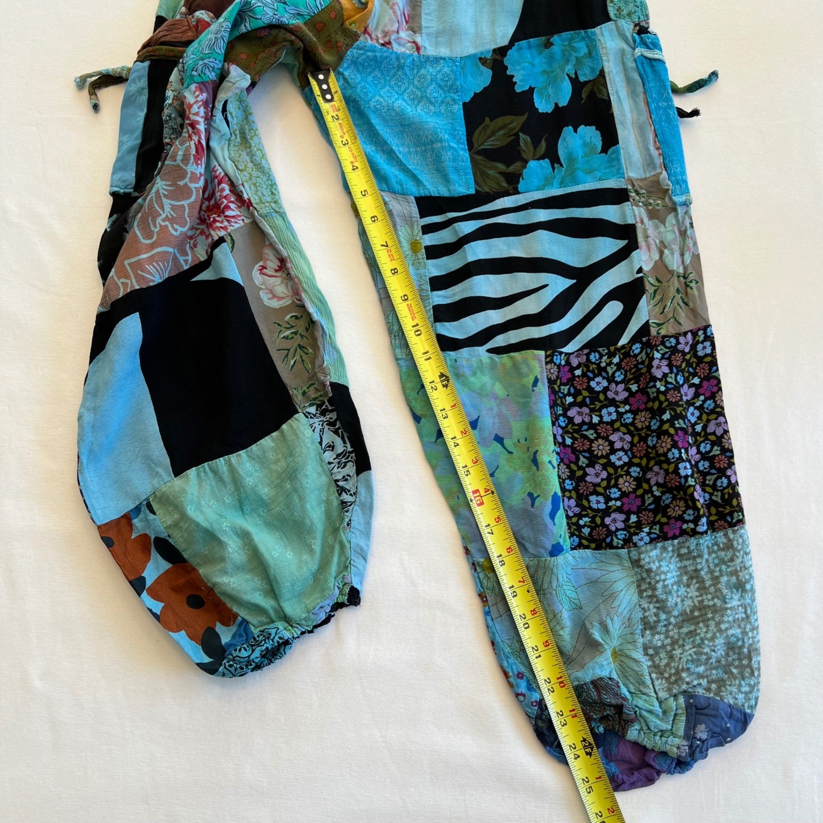 Bohemian Patchwork Multi-Color Whimsical Boho Art… - image 3