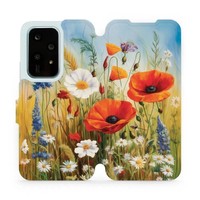 HandyhüLle Mit Klappe FüR Honor 200 Lite Mobiwear Case Cover Etui Wiesenblumen