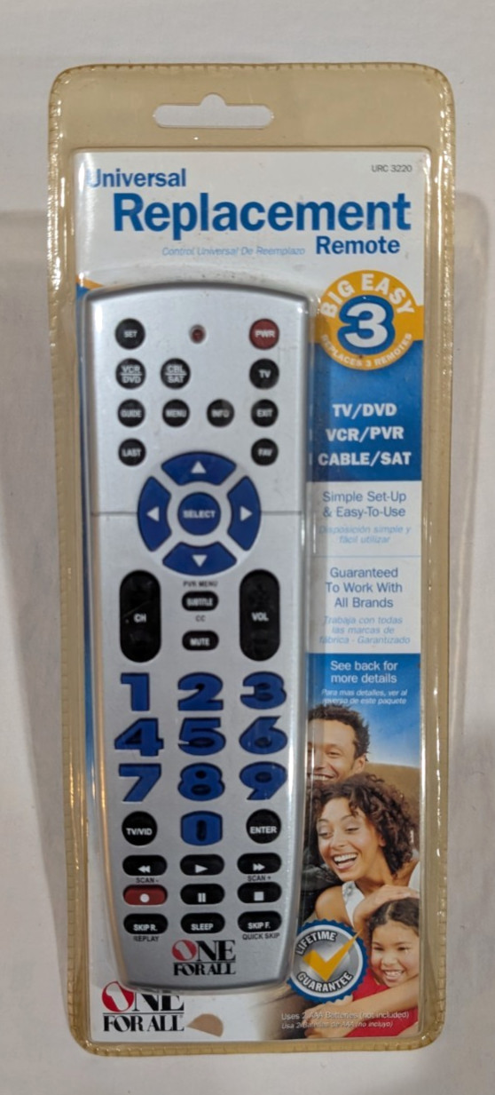 - Cbl/sat Vcr Dvd Tv New
