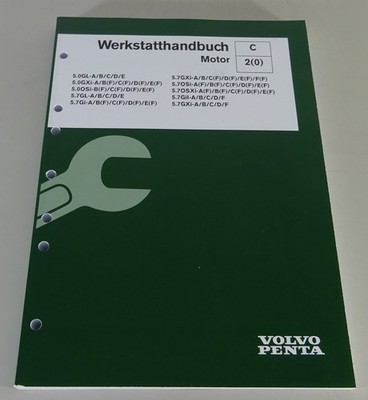 Volvo Penta Workshop Manual Engine-Boat 5.0 E 5.7 Liter Stand 12/2004