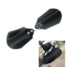 Carbon Fiber Handguards Protector Hand Shield Guard Fits HarleyTouring FLHR XL 