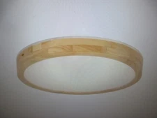 Artika Dryad 15 in. 30 Watt Modern Wood Integrated LED Flush Mount Ceiling Light