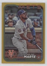 2024 Topps Series 1 Gold Foil Starling Marte #317 17o2