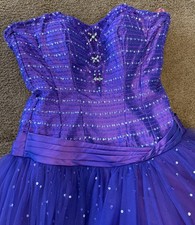 Purple Prom Dress Ball Gown Size 6