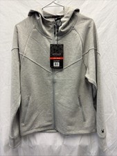 NWT Spyder Active Hoodie Women's Sz Medium Heather Light Gray Full Zip