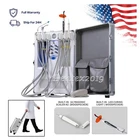 Portable Dental Delivery Unit System Mobile Suction Air Compressor Motor 4Hole