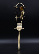 Autentico antico egizio antiquariato egiziano ottone sistrum di Hathor egiziano a.C.