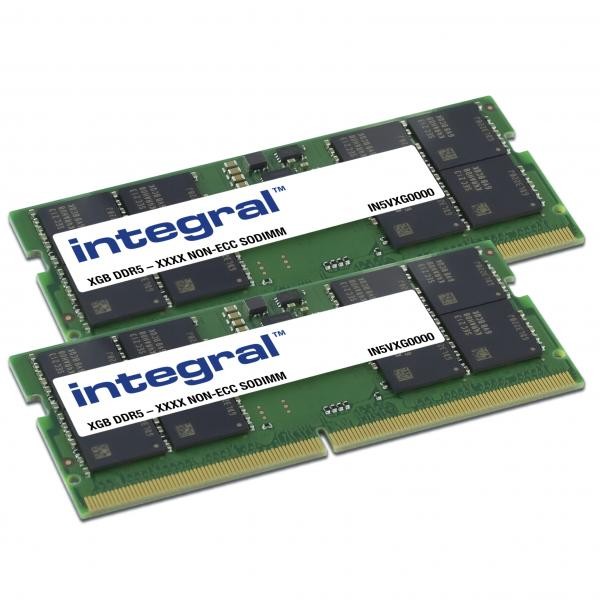Integral IN5V16GNJRDXK2 memoria 32 GB 2 x 16 GB DDR5 (32GB [2x16GB] LAPTOP RAM M