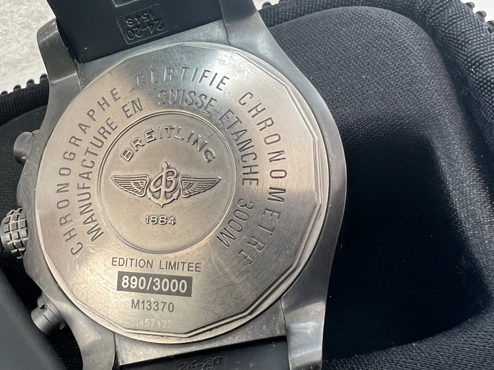 Breitling Super Avenger Chrono Edición Limitada M13370 48mm Acero Negro Foto 4 de 4