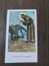 San Francesco d'Assisi e il Lupo di Gubbio, Holy Card, Paco 109