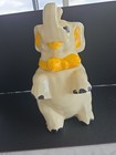 Vtg Shawnee Pottery “Lucky” Elephant Cookie Jar 1940s Era, Yellow Gold Accents — photo 1