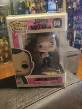 John Waters Funko Pop Icons Number 66 Box Not Mint. Pop Protector Included