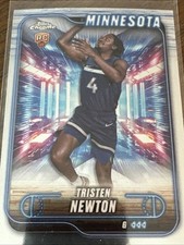 2024-25 Topps Chrome - Tristen Newton #108 Prism Refractor (RC)