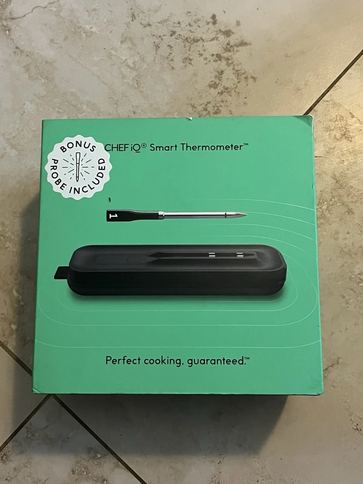 Chef IQ Smart Thermometer For Meat Pair W/Mobile Device Through App Dad Gift BBQ