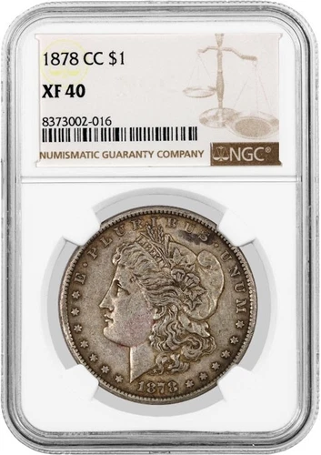 1878 CC Carson City $1 Morgan Silver Dollar NGC XF40 Key Date Coin