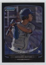 2013 Bowman Draft Picks Chrome Black Wave Refractor Gosuke Katoh #BDPP37 sh7