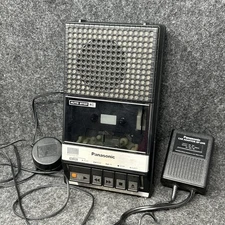 Vintage Panasonic Cassette Tape Recorder & Car Adapter RQ2107 JAPAN *See Video