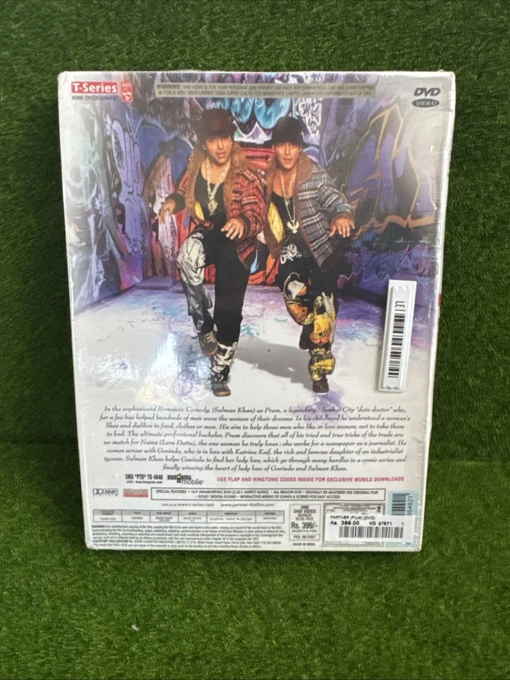 PARTNER - ORIGINAL BOLLYWOOD LTD EDITION BOXSET T-SERIES DVD - Image 2 of 2