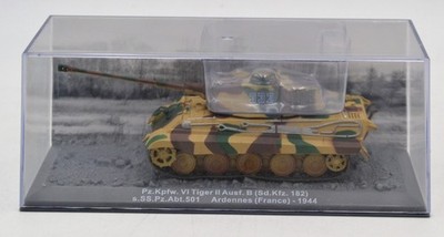 DIE CAST 1/72 TANK '' PZ.KPFW. VI TIGER II AUSF . B (SD.KFZ. 182) S.SS.PZ.ABT....