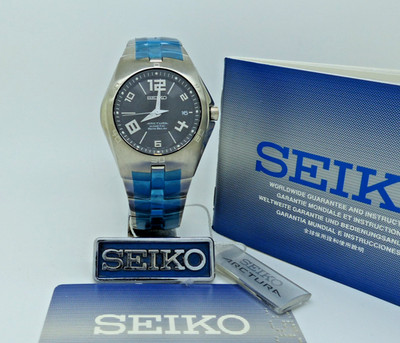 Seiko Kinetic Auto Relay Arctura 5J32-0AP0 Ref: SNG045P NOS Watch Only w/ Cert