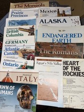 National Geographic Maps Lot of 15 Vintage Mixed USA And World -most 1990s