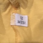 Baby Leggings Yellow 12 Months Solid Pattern Elastic Waist Knit Pull On Casual — photo 3