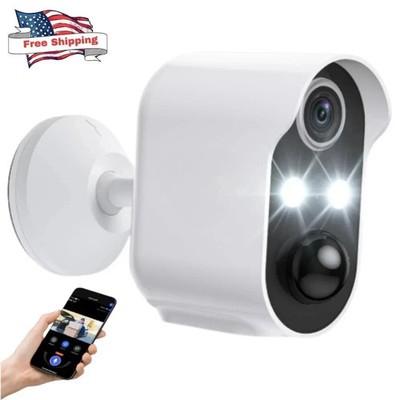 Wireless Security Camera For Home Outdoor Security, Battery Powered 1080P HD NEW