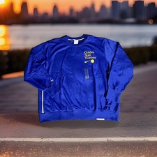 Nike GS Warriors Standard Issue Sweater 2XL Loose The Bay Area Logo Warm Up NBA