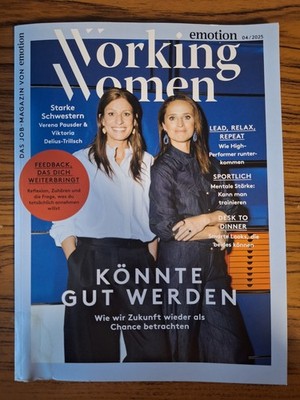 Job-Magazin Emotion WORKING WOMEN 04/2025 - Feedback, das Dich weiter bringt