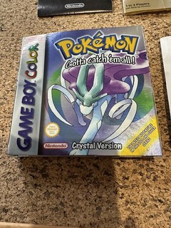Pokemon Versione Cristallo Colore Gameboy Con Scatola Con Manuale