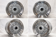 22 Rs Style Silver Machined Lip Staggered Rims 22x910.5 5x114.3 Set 4