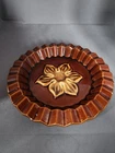 Vintage Brown Hull? Sunflower Dish