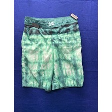 Surf Boys Art Class Board Shorts 14 Green Tie Dye