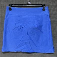 Rafaella Women's Blue Skort Size S Stretchy Pull-On Design With Built-In Shorts