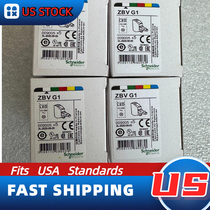 5pcs ZBVG1 ZBVG3 ZBVG4 ZBVG5 Schneider NEW LED Telemecanique US Stock