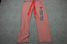 Texas Tech Red Raiders Pants Womens Medium Red White NCAA Football Lounge Sleep