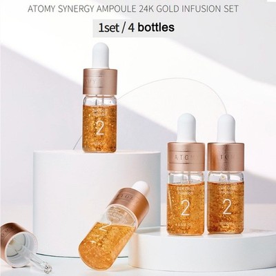 ATOMY Synergy Ampulle 24K Gold Infusion 10g x 4EA Set Koreanische Kosmetik