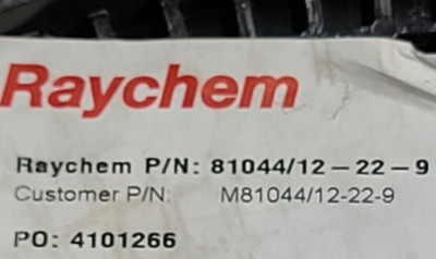 Raychem/TE M81044/12-22-9 #22awg XLPA/XLPVDF 150C/600V Milspec Wire White /100ft