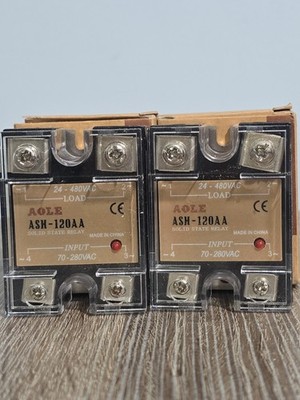 2pic single-phase thyristor solid state relay ASH-120AA AC-AC