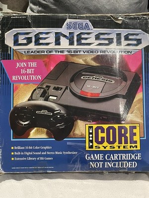 Sega Genesis Model 1 Core System Console BundleMega fire Turbo Controller TESTED
