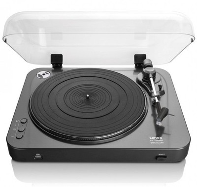 Lenco LBT-120BK - Plattenspieler mit direkter MP3- und Bluetooth-Kodierung