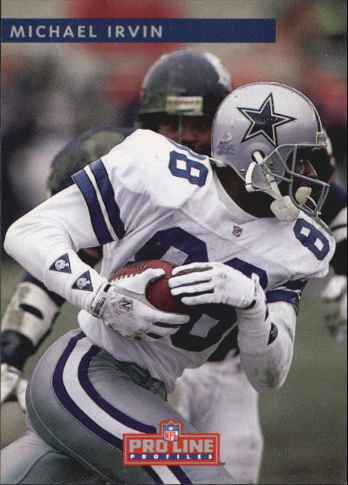 1992 Pro Line Profiles #289 Michael Irvin - FB