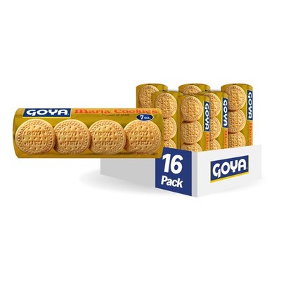 Goya Foods Maria Cookies, 7 Ounce (Pack of 16) 7 16), Golden 
