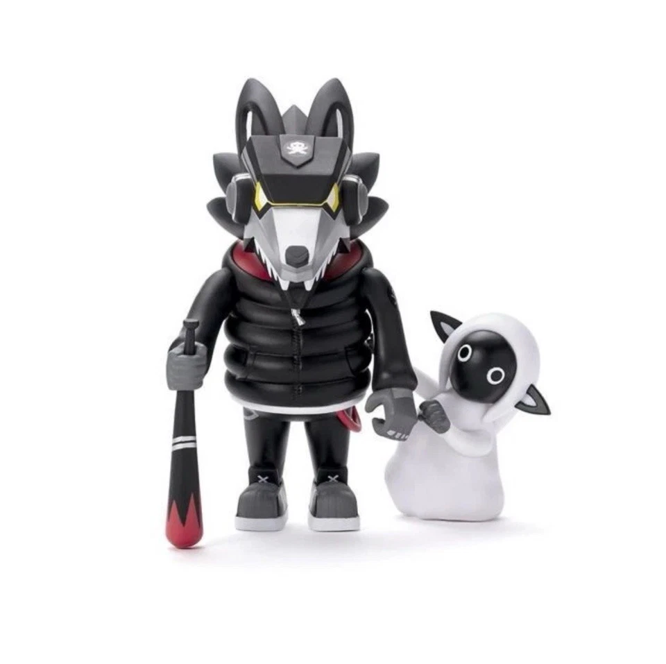 Kidrobot UKAMI × HITSUJI Quiccs Wolf & Sheep  Vinyl Figure Sofubi (7in) - Image 2 of 2