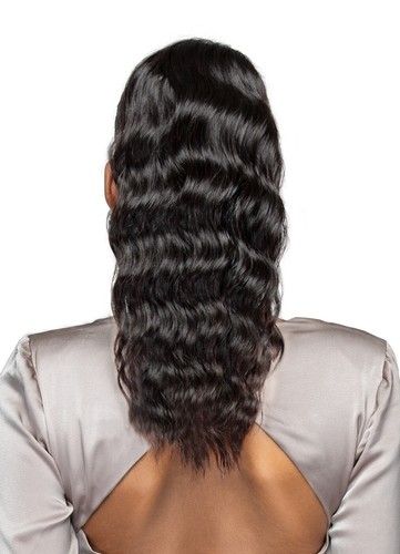 PACCHETTO BOBBI BOSS 100% CAPELLI UMANI BOSS CODA DI CAVALLO PROFONDA 18" - Foto 2 di 2