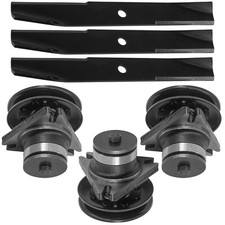 Caltric Spindle  Blade For John Deere 116 116H 185 38" 46" Deck Lawn Mower