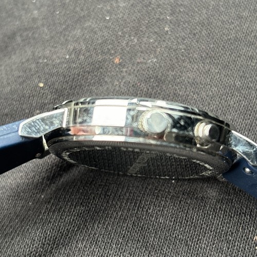 Vintage Speidel Unisex Silver White Military Dial Analog Quartz Watch~New Batter - Picture 4 of 8