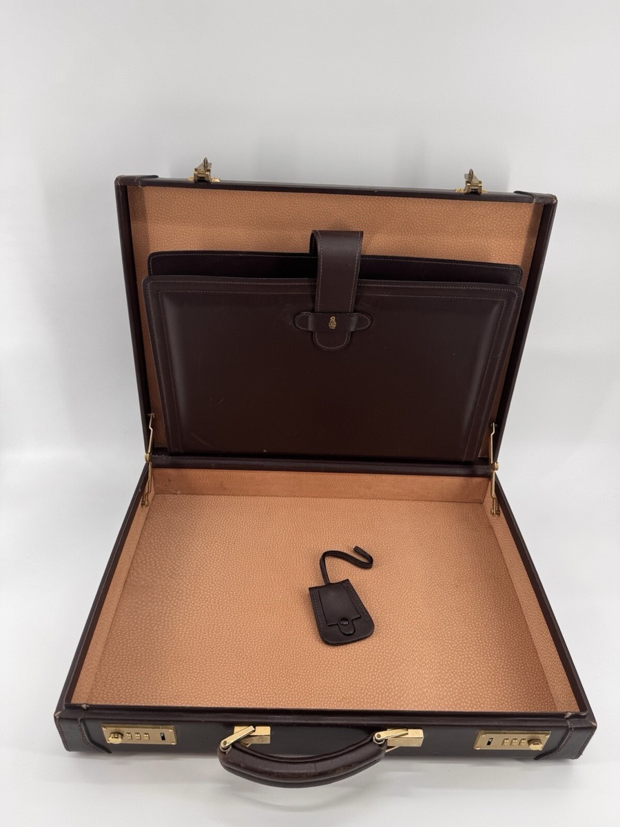 RARE VINTAGE 1970-80's MARK CROSS LEATHER BRIEFCASE BAG R$2698 | eBay