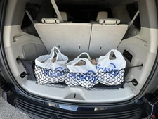 Rear Trunk Envelope Vertical Style Cargo Net for Chevrolet Suburban 2021-2024