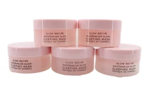 Glow Recipe Watermelon Glow AHA Sleeping Mask 0.3 fl oz Mini (PACK OF 5) NEW